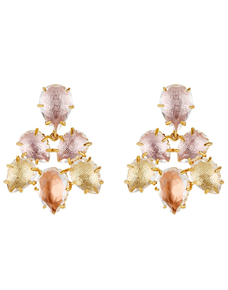 LARKSPUR & HAWK-Caterina Pansy Earrings-YELLOW GOLD