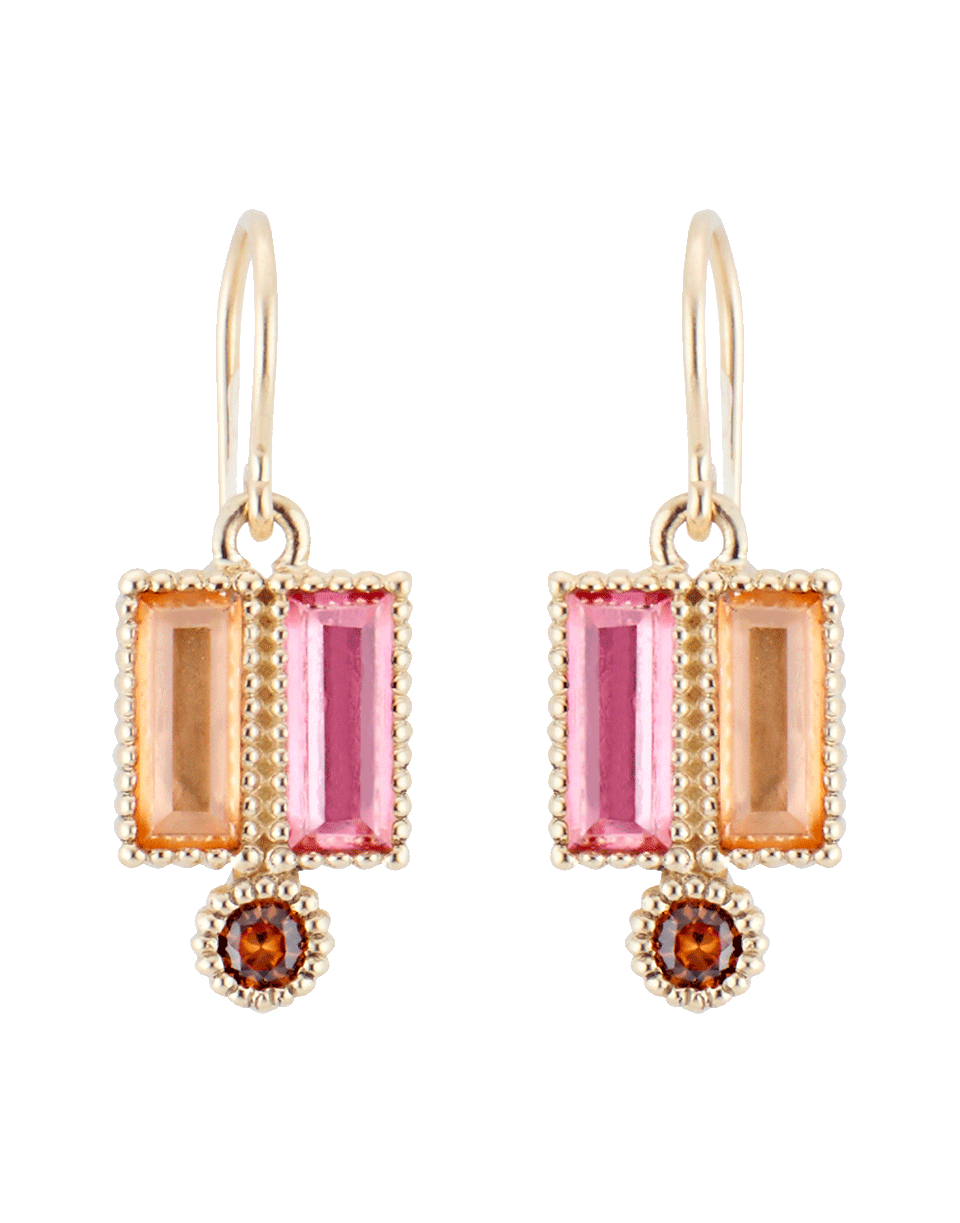 LARKSPUR & HAWK-Cora Double Baguette Drop Earrings-YELLOW GOLD