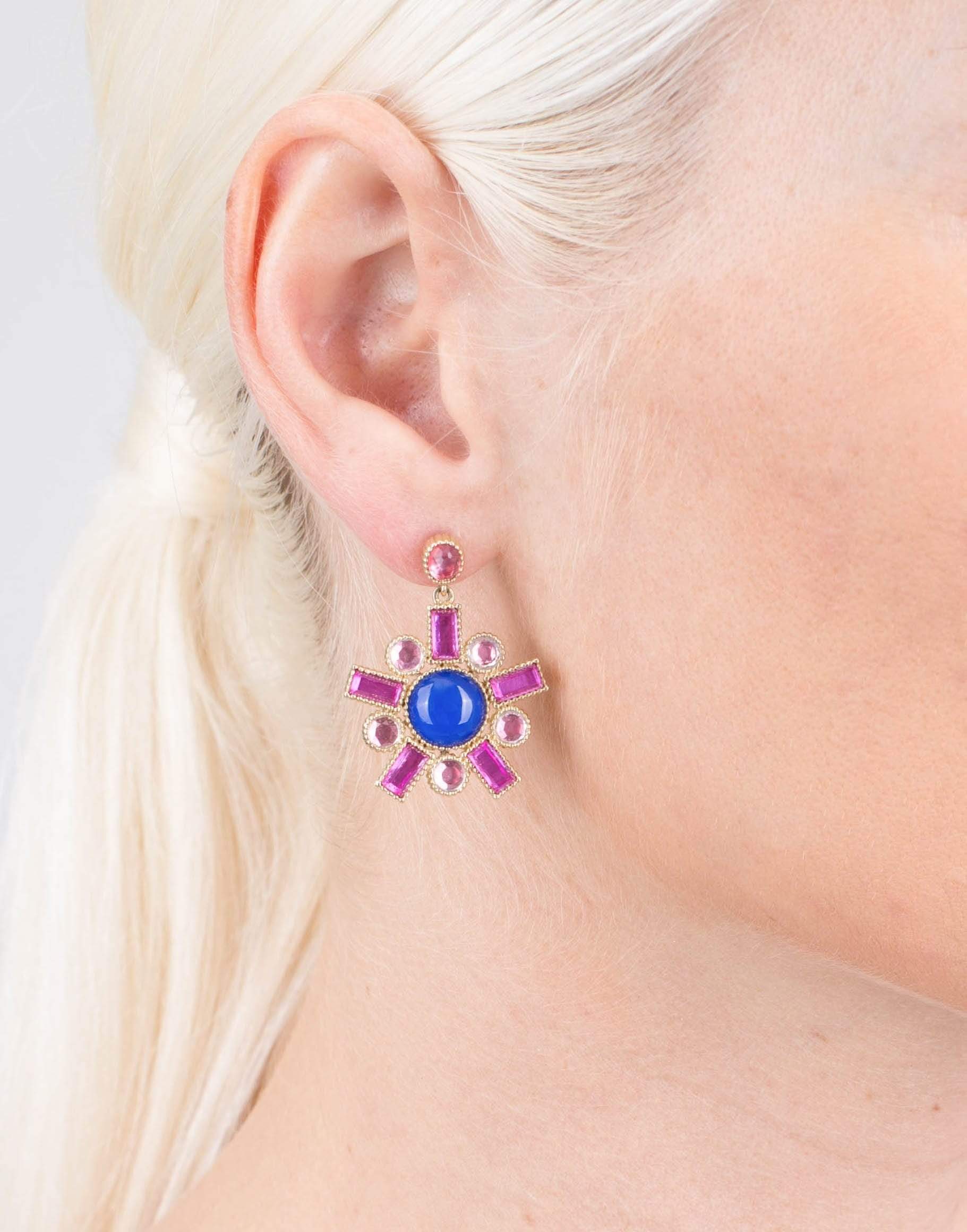 LARKSPUR & HAWK-Cora Fancy Chandelier Earrings-YELLOW GOLD