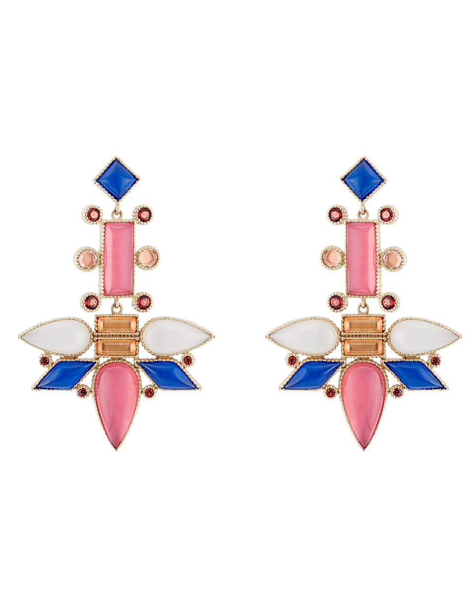 LARKSPUR & HAWK-Cora Topsy Turvy Chandelier Earrings-YELLOW GOLD