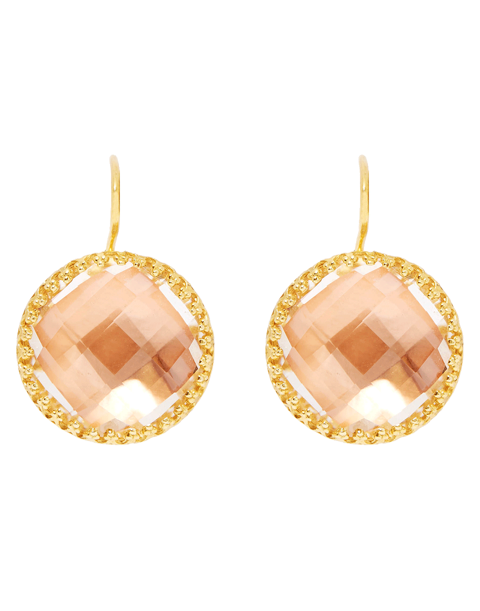 LARKSPUR & HAWK-Olivia Button Earrings-YELLOW GOLD