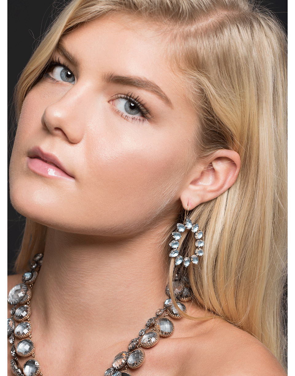 LARKSPUR & HAWK-Olivia Button Riviere Necklace-ROSE GOLD