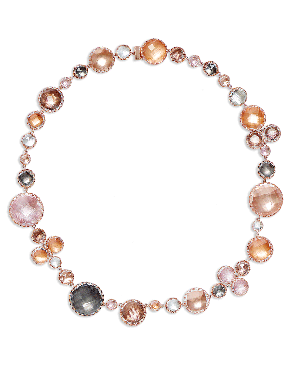 LARKSPUR & HAWK-Sadie Bubble Necklace-ROSE GOLD