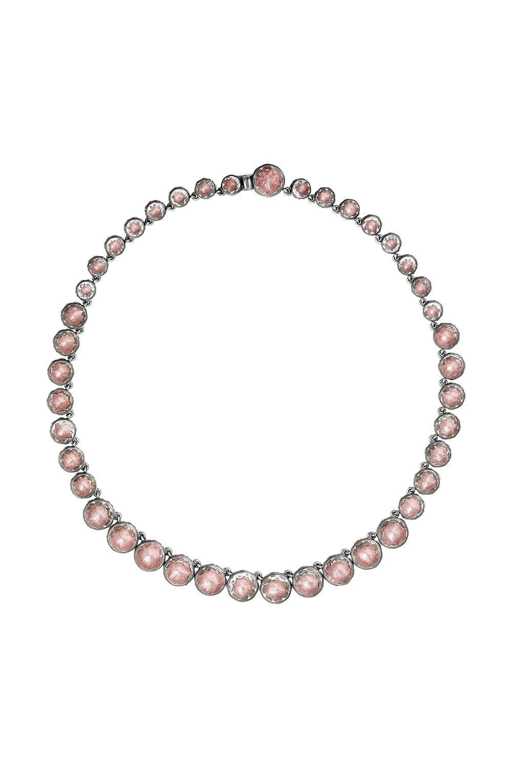 LARKSPUR & HAWK-Catherine Round Rivière Necklace-SILVER