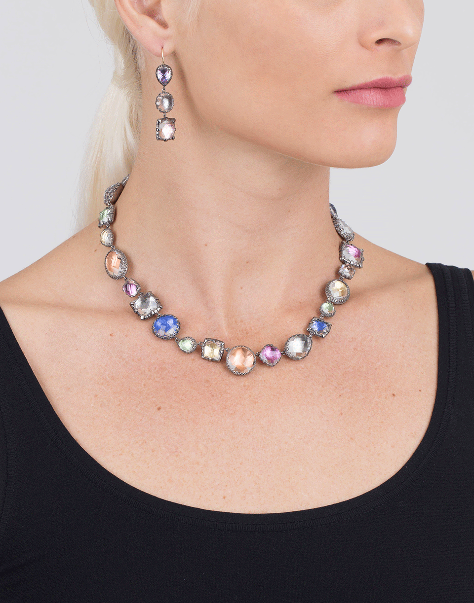 LARKSPUR & HAWK-Large Sadie Riviere Necklace-SILVER