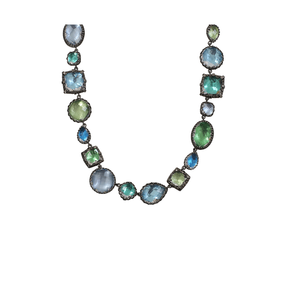 LARKSPUR & HAWK-Large Sadie Riviere Necklace-SILVER