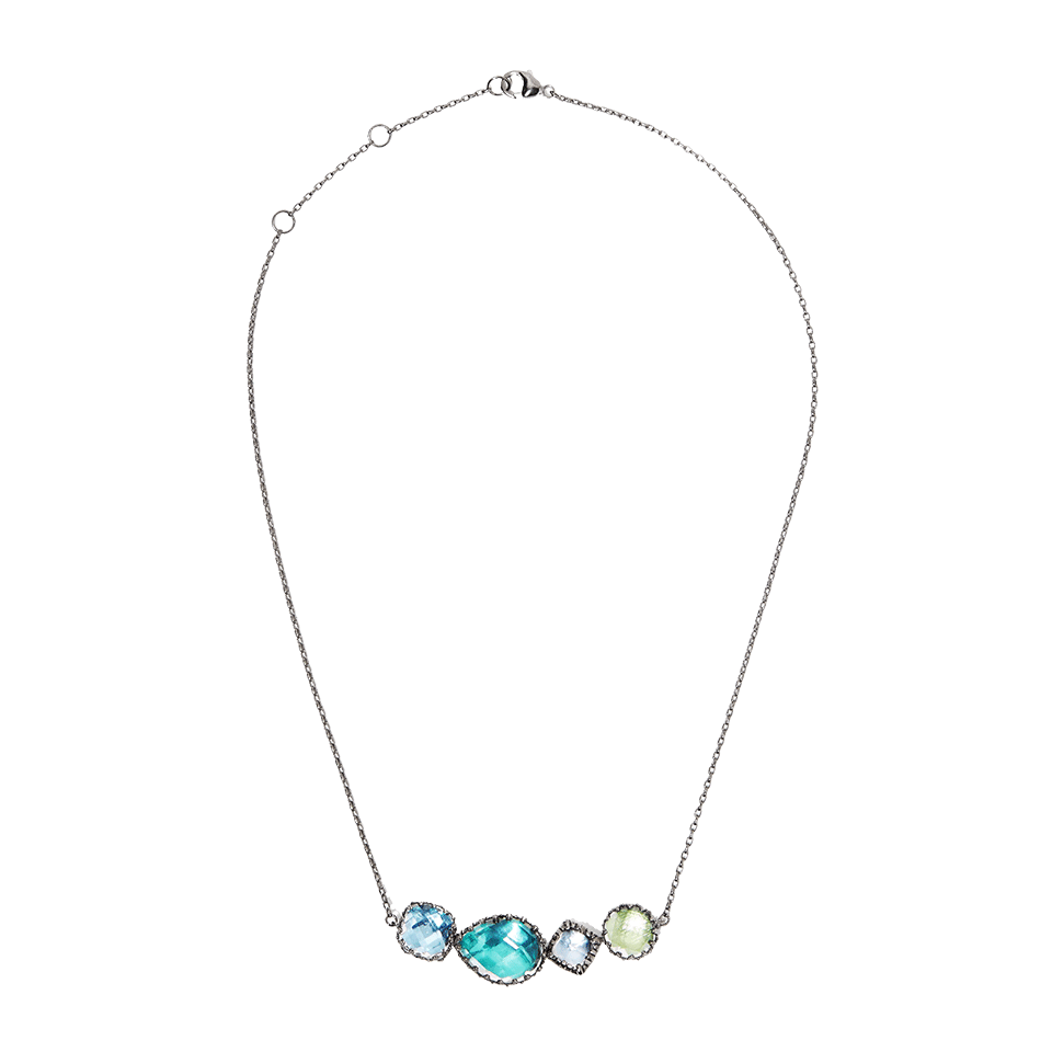 LARKSPUR & HAWK-Sadie Mermaid Mix Foil Necklace-SILVER
