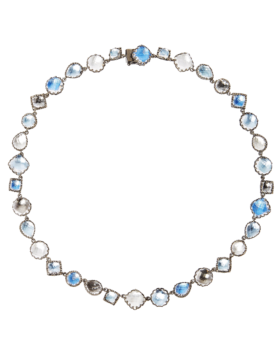 LARKSPUR & HAWK-Small Sadie Riviere Necklace-SILVER