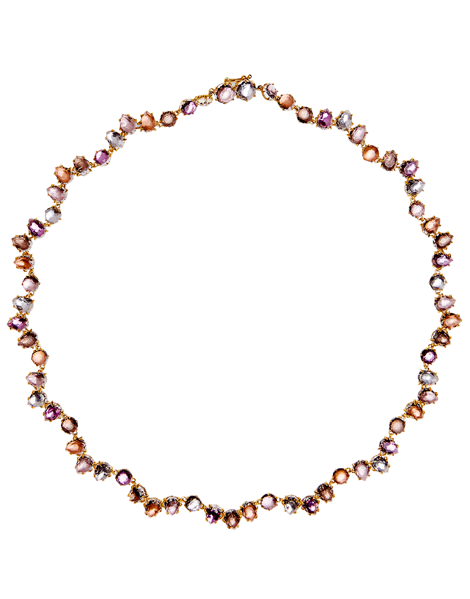 LARKSPUR & HAWK-Caterina Garland Riviere Necklace-YELLOW GOLD