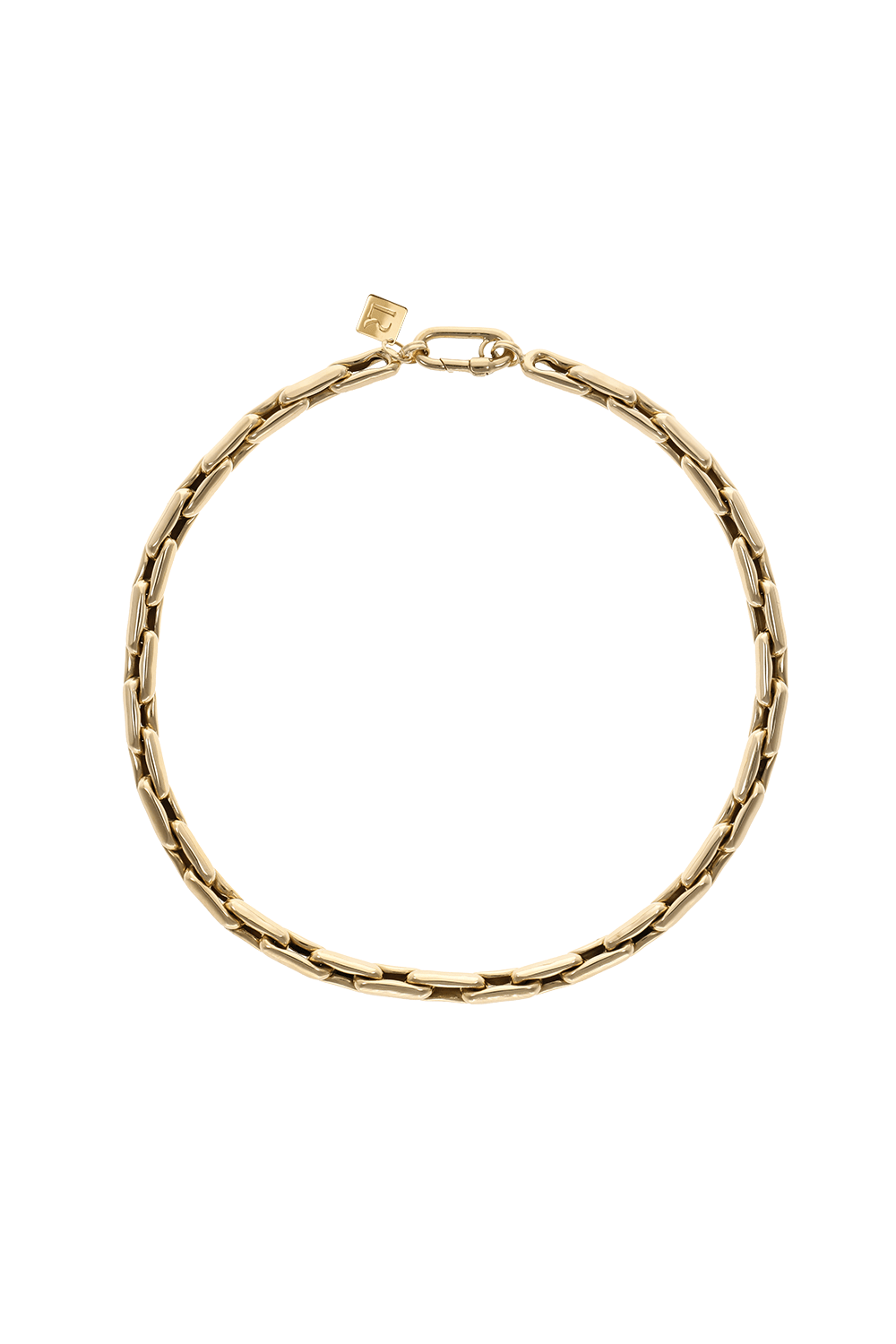 LAUREN RUBINSKI-LR3 - Extra Small Yellow Gold Necklace-YELLOW GOLD