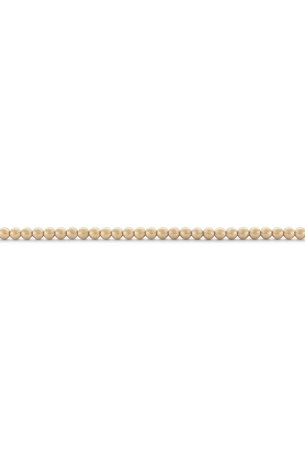 LE GRAMME-Brushed Beaded Bracelet-YELLOW GOLD