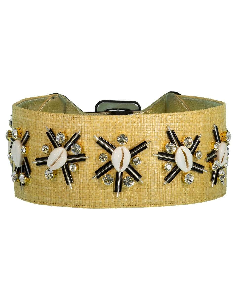 LE NINE-Coral Starshell Belt-