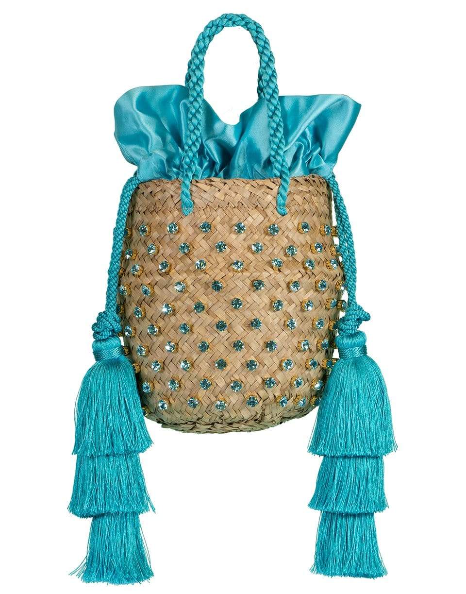 LE NINE-Biscotto Carol Starshell Raffia Basket Bag-BISCOTTO