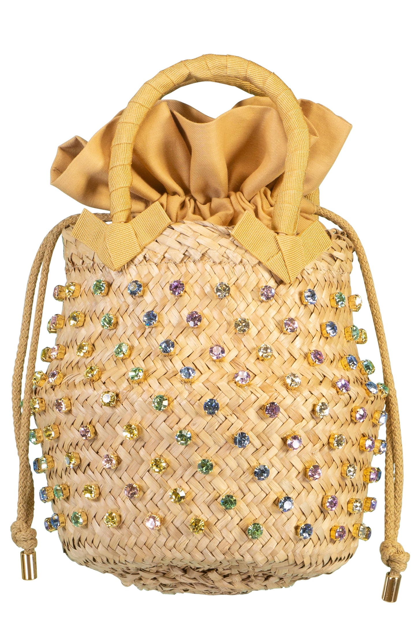 LE NINE-Nina Sorbet Mono Small Bag - Pastel Rainbow-RAINBOW