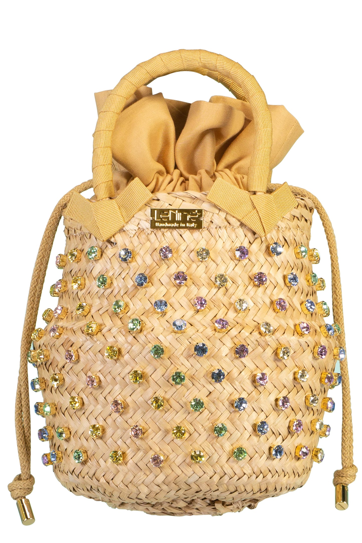 LE NINE-Nina Sorbet Mono Small Bag - Pastel Rainbow-RAINBOW