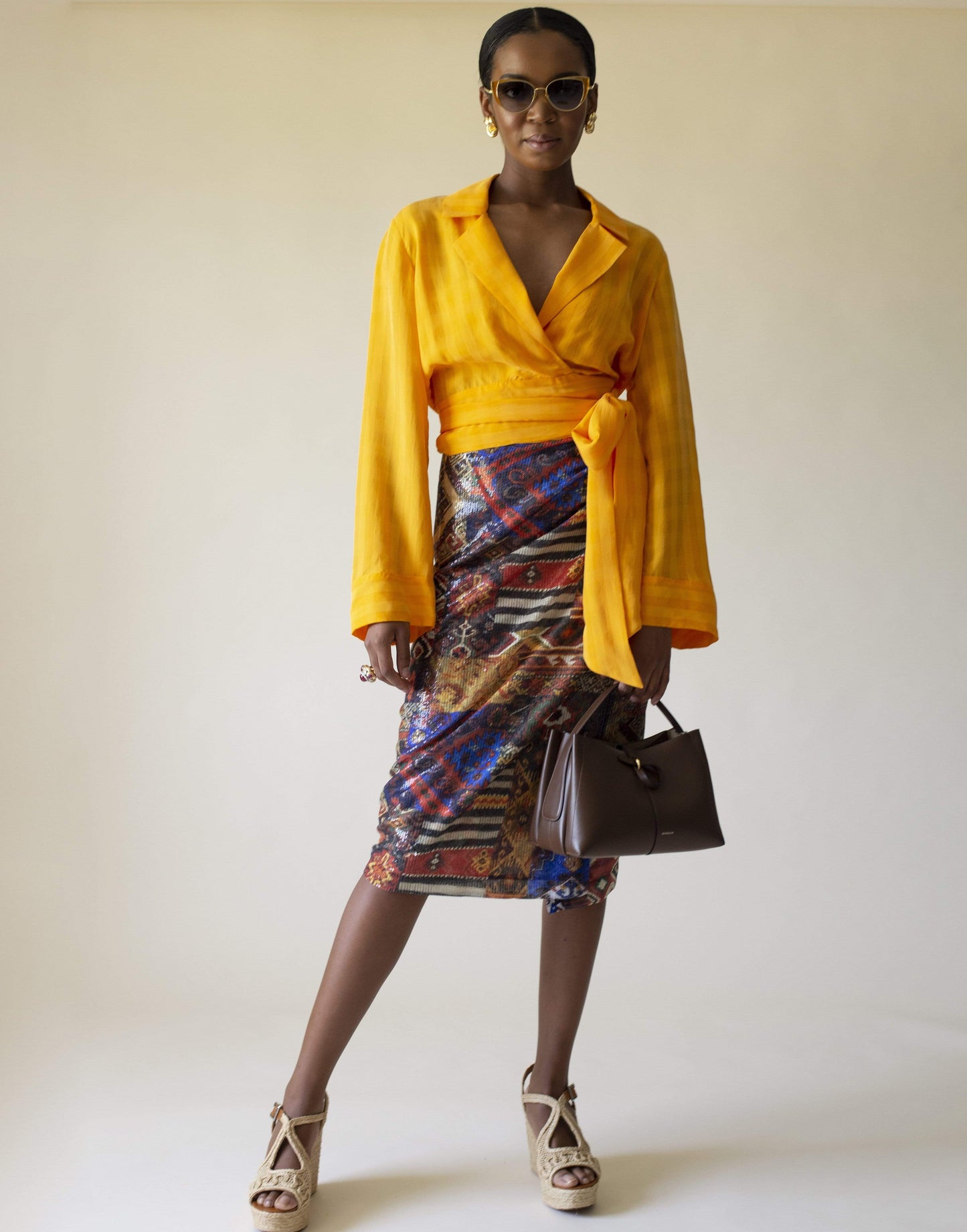 LE SUPERBE-Stevie Wrap Skirt-