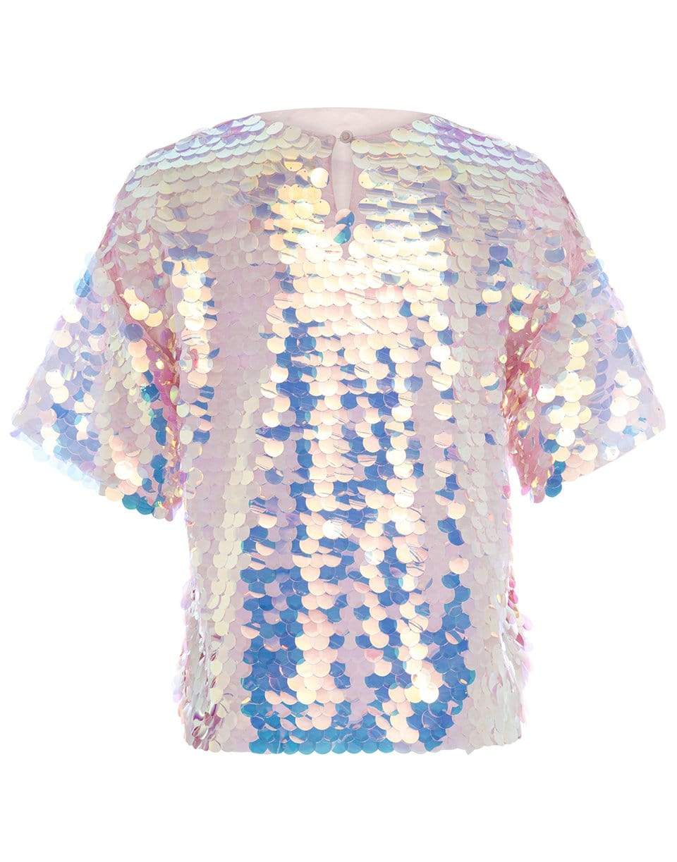 LE SUPERBE-Mimosa Sequin T-Shirt-