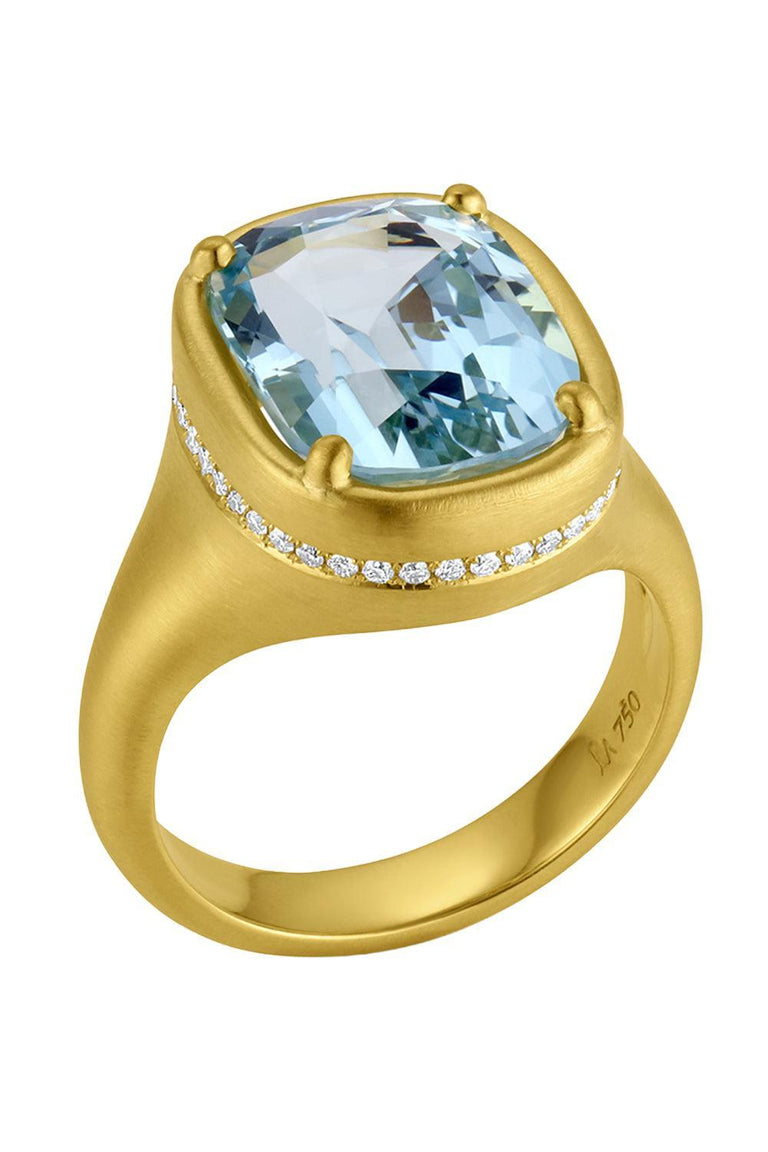 Aquamarine Bijou Ring