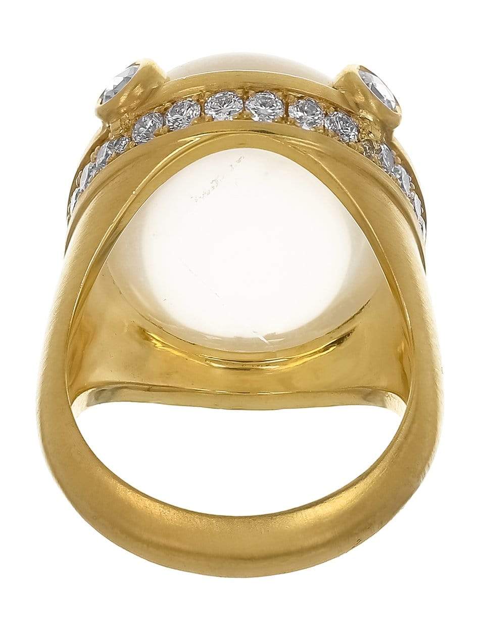 LEIGH MAXWELL-Ameerah Moonstone Ring-YELLOW GOLD