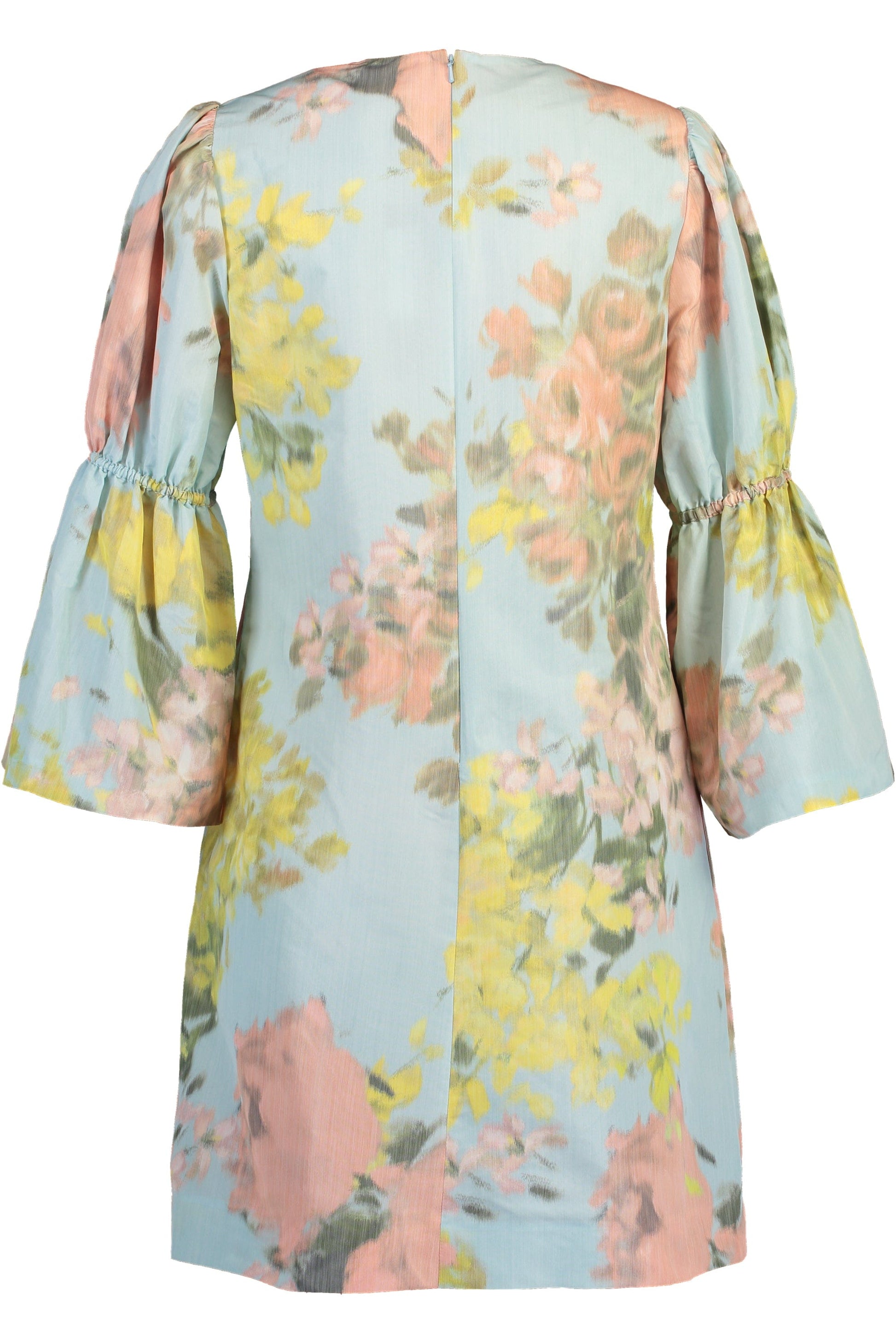 LELA ROSE-Puff Sleeve Tunic Dress-