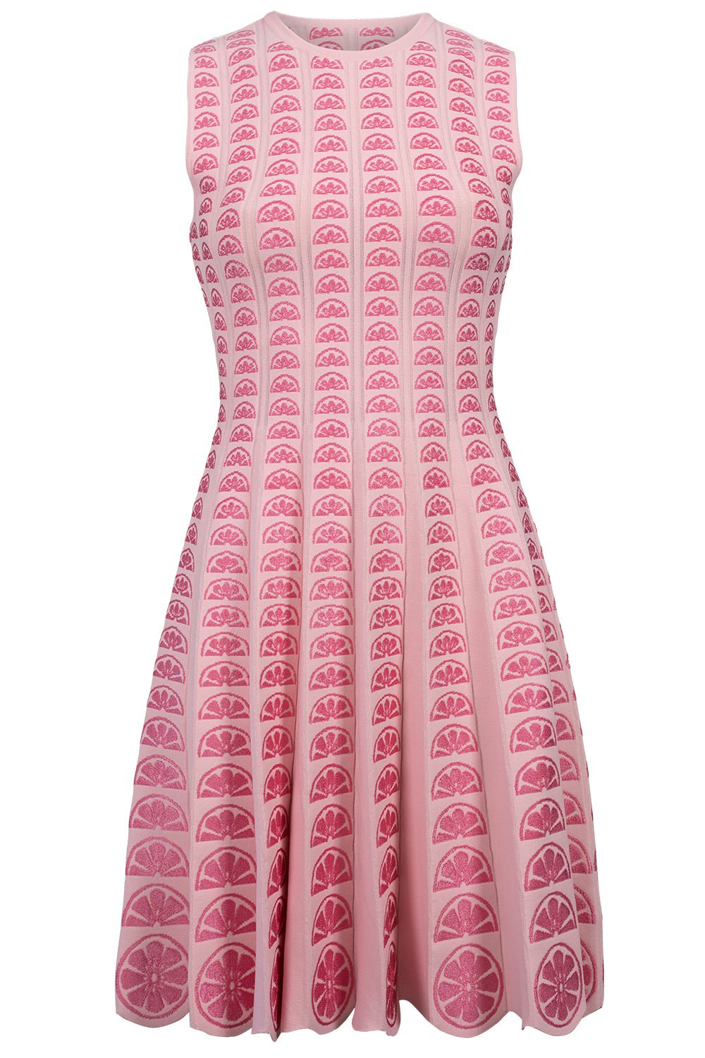 LELA ROSE-Sleeveless Knit Dress-