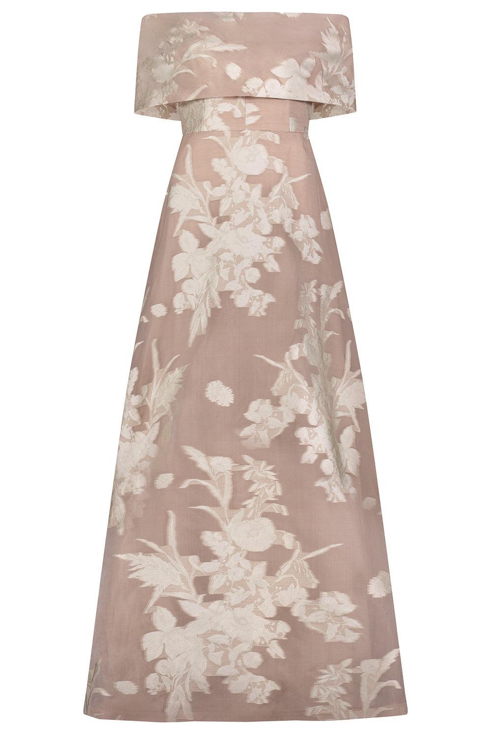 Deedie Gown-NUDE-4-CLOTHINGDRESSGOWN-LELA ROSE