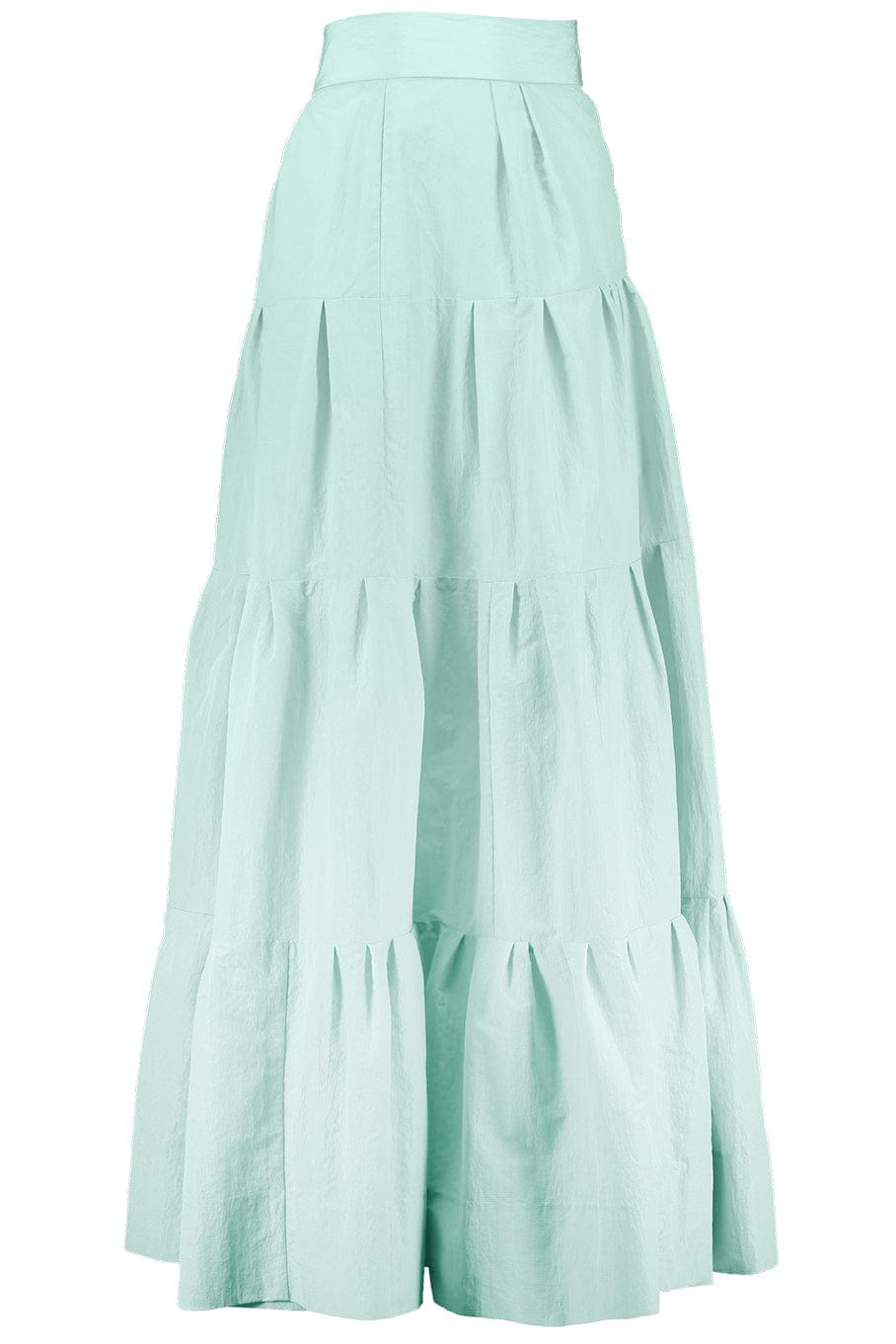 LELA ROSE-Tiered Full Skirt - Seafoam-