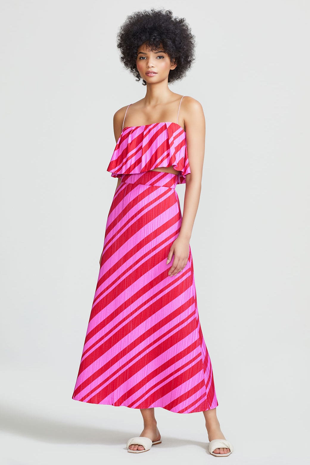 LELA ROSE-Orchid A-Line Skirt-
