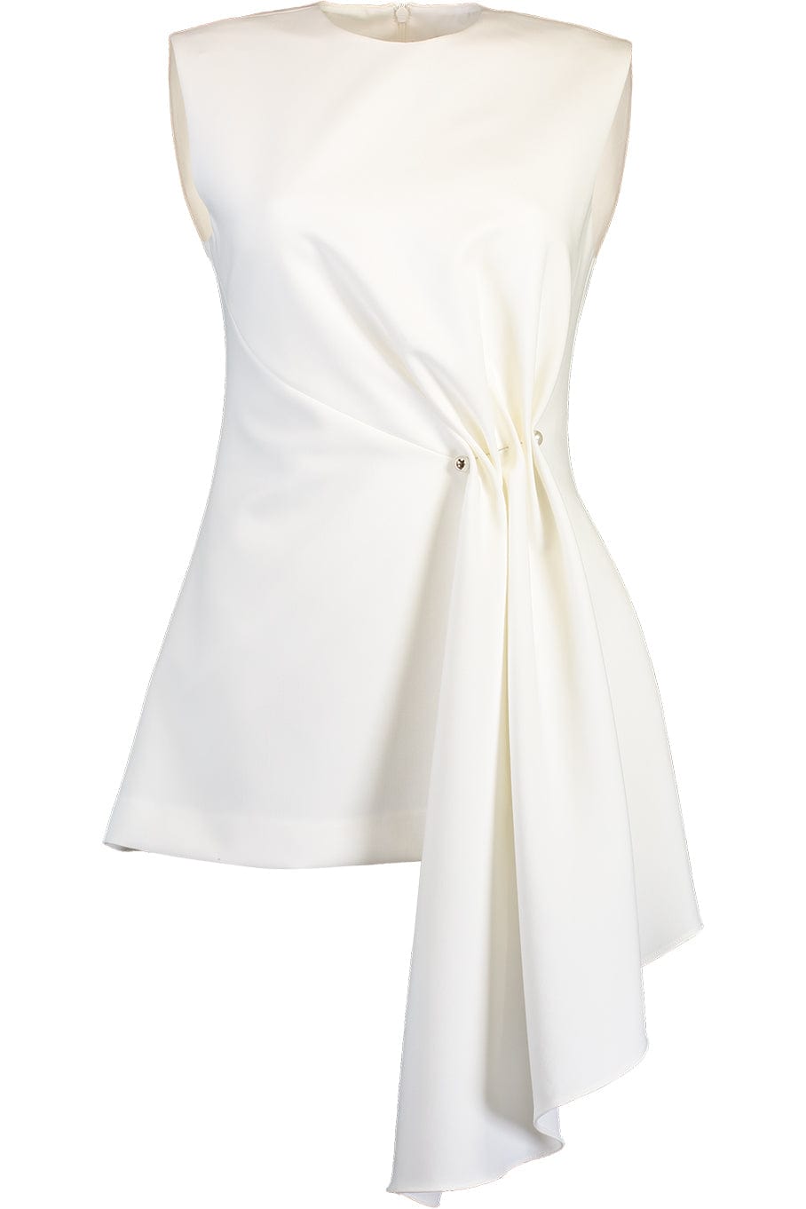 LELA ROSE-Asymmetrical Pearl Detail Top-