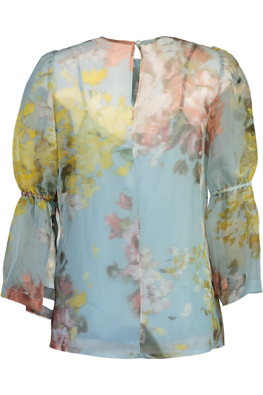 LELA ROSE-Puff Sleeve Top-