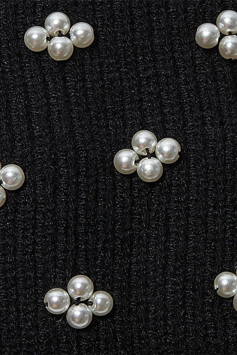 LELE SADOUGHI DESIGNS-Pearl Cluster Ear Warmer - Jet-JET