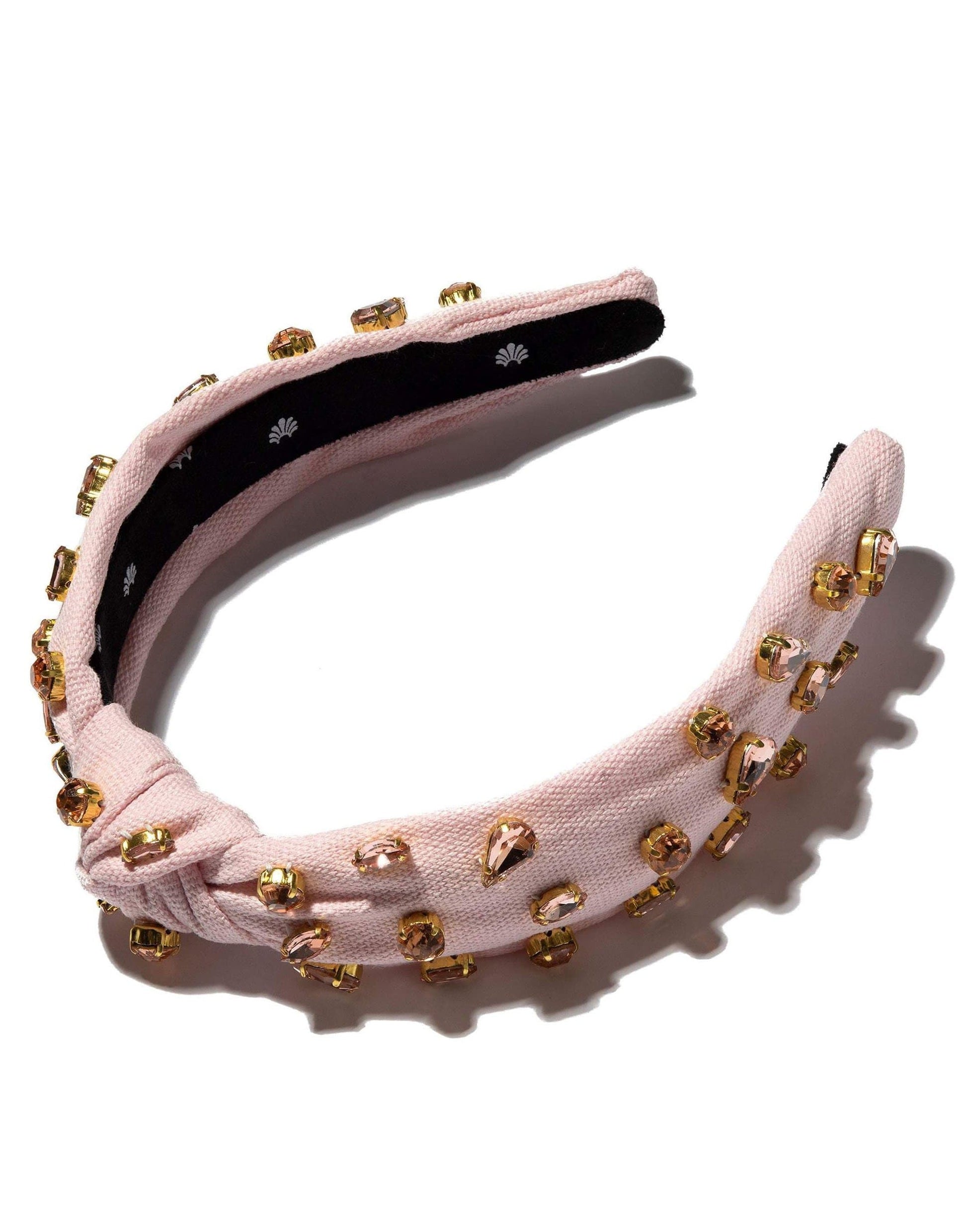 LELE SADOUGHI DESIGNS-Rose Water Candy Jeweled Knotted Headband-ROSE