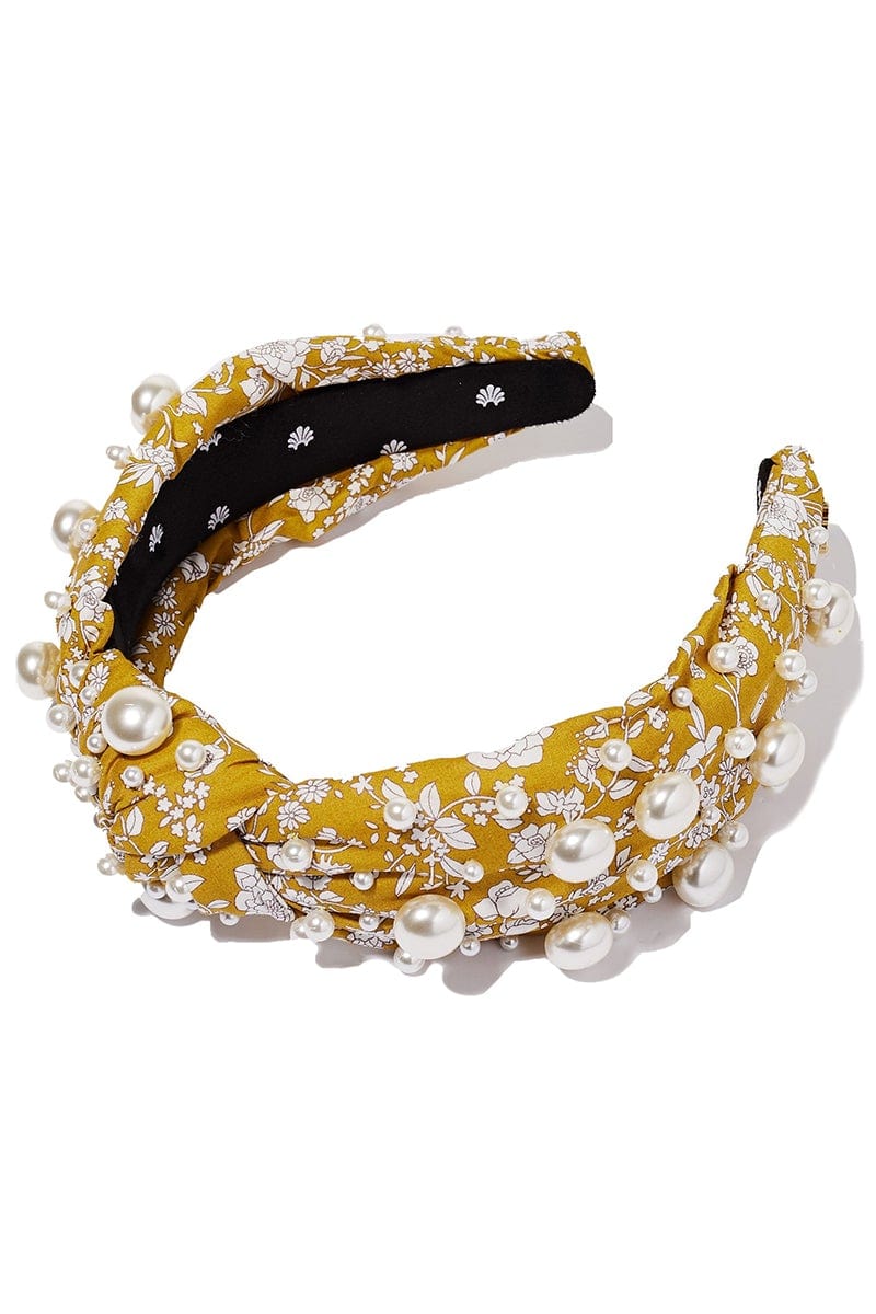 LELE SADOUGHI DESIGNS-Liberty Pearl Knotted Headband - Summer-SUMMER