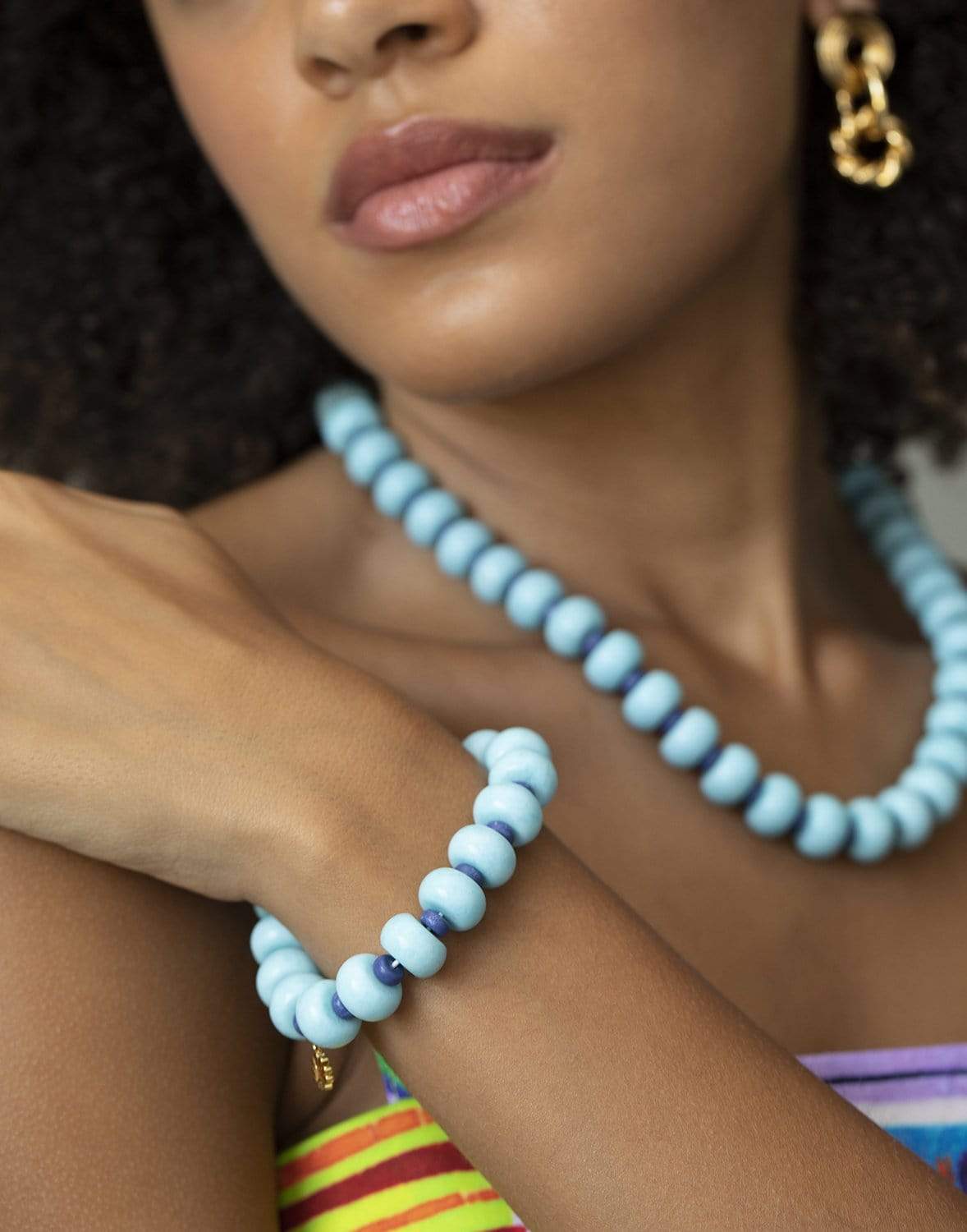 LELE SADOUGHI DESIGNS-Turquoise Beaded Country Club Bracelet-TURQ