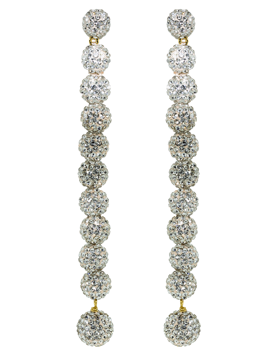 LELE SADOUGHI DESIGNS-Caterpillar Earrings-CRYSTAL