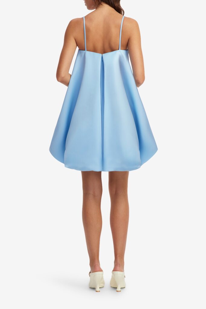 Patsy Mini Dress - Pastel Blue-BLUE-2-CLOTHINGDRESSCASUAL-LEO LIN