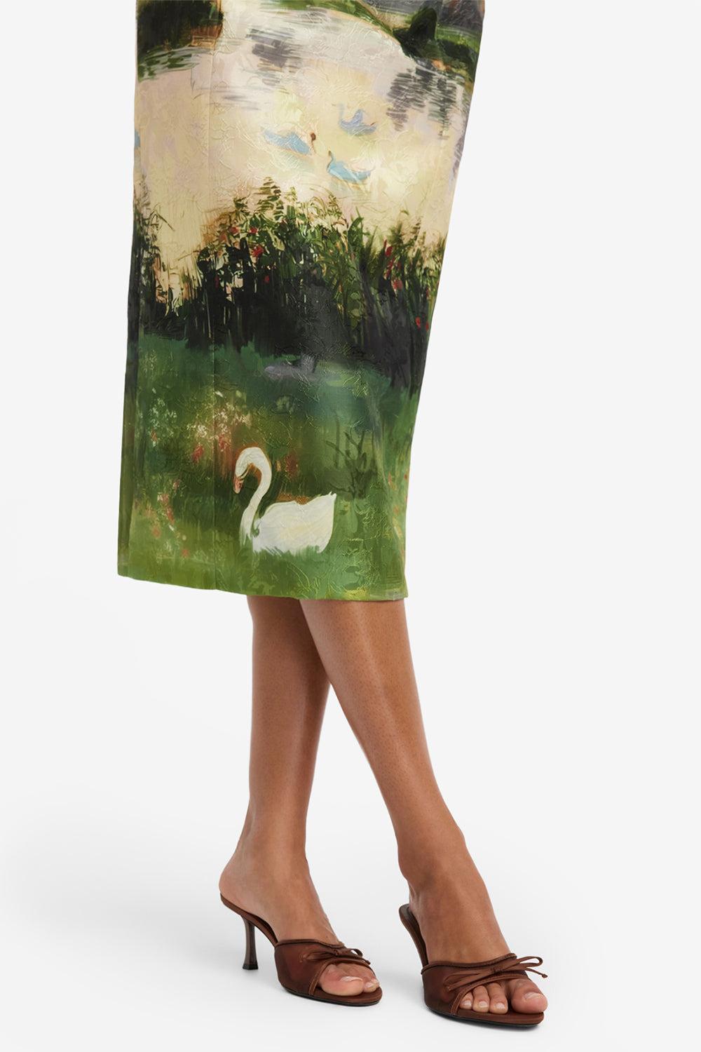 Elizabeth Midi Dress-NOVELTY-4-CLOTHINGDRESSCASUAL-LEO LIN