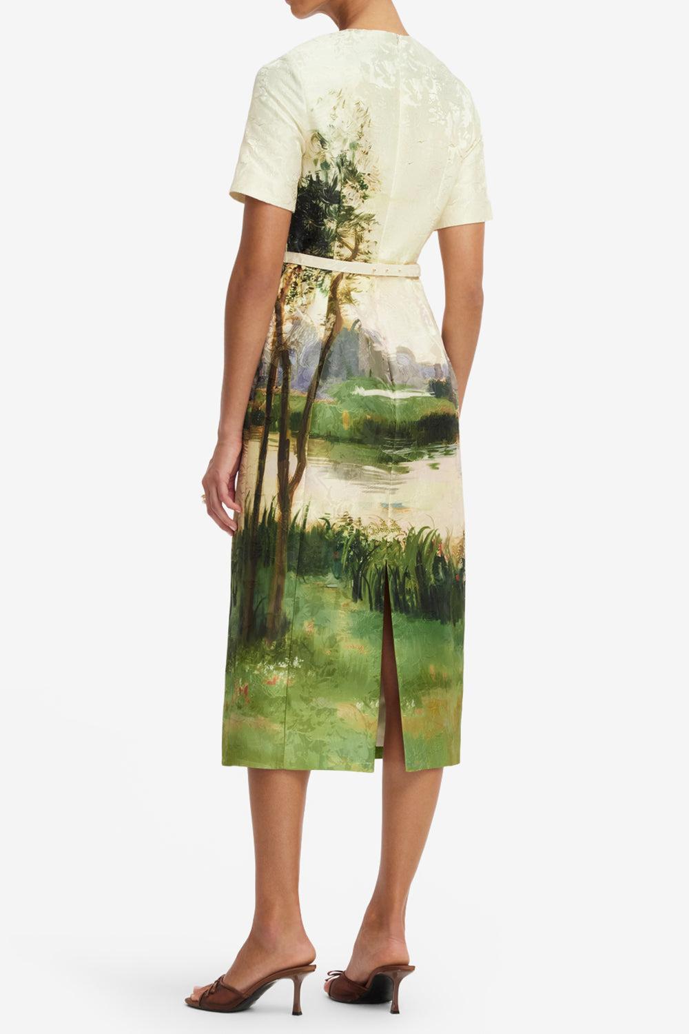 Elizabeth Midi Dress-NOVELTY-4-CLOTHINGDRESSCASUAL-LEO LIN