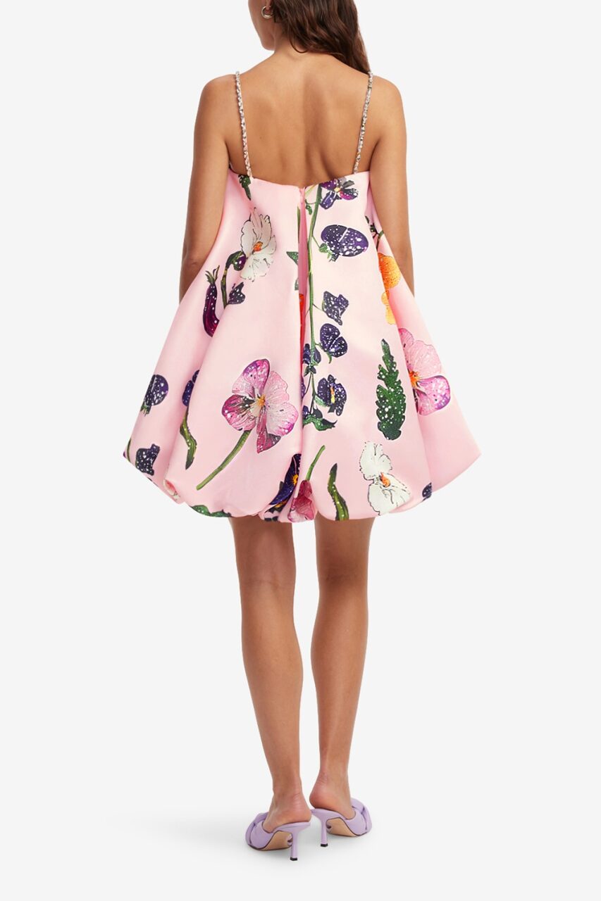Patsy Mini Dress- Wildbloom-PINK-2-CLOTHINGDRESSCASUAL-LEO LIN