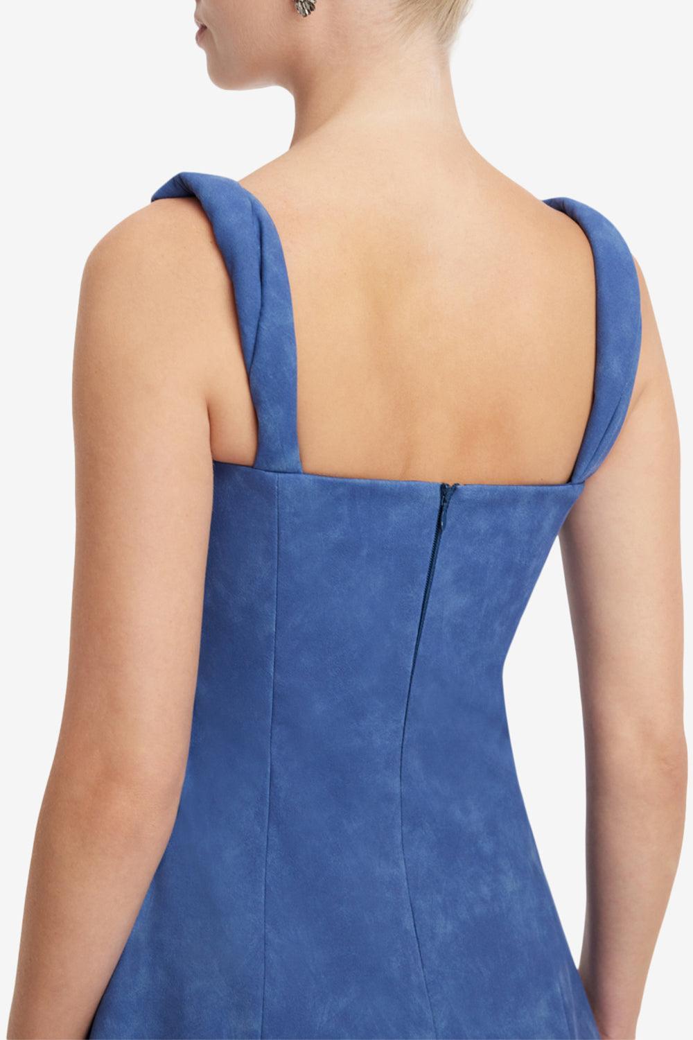 Beatrice Midi Dress - Azure-BLUE-2-CLOTHINGDRESSCOCKTAIL-LEO LIN