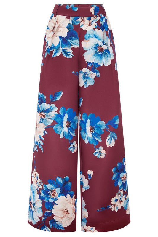 Elisha Pant-RED-2-CLOTHINGPANTWIDE LEG-LEO LIN
