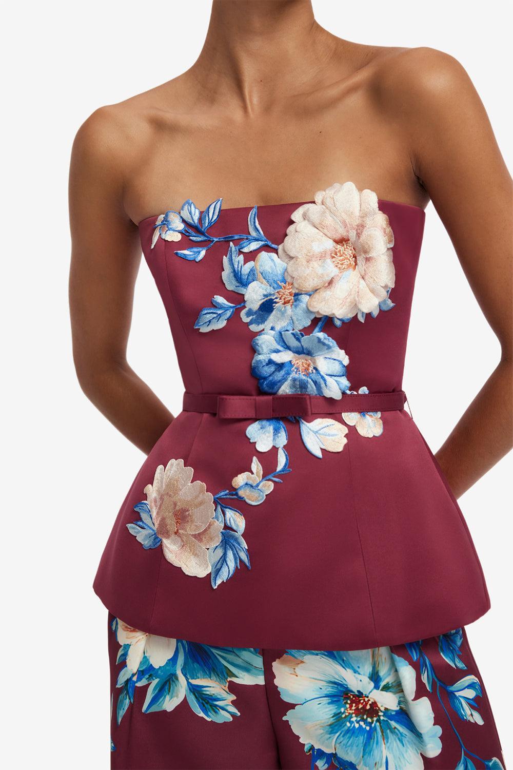 Nadia Bustier Top-RED-2-CLOTHINGTOPBLOUSE-LEO LIN