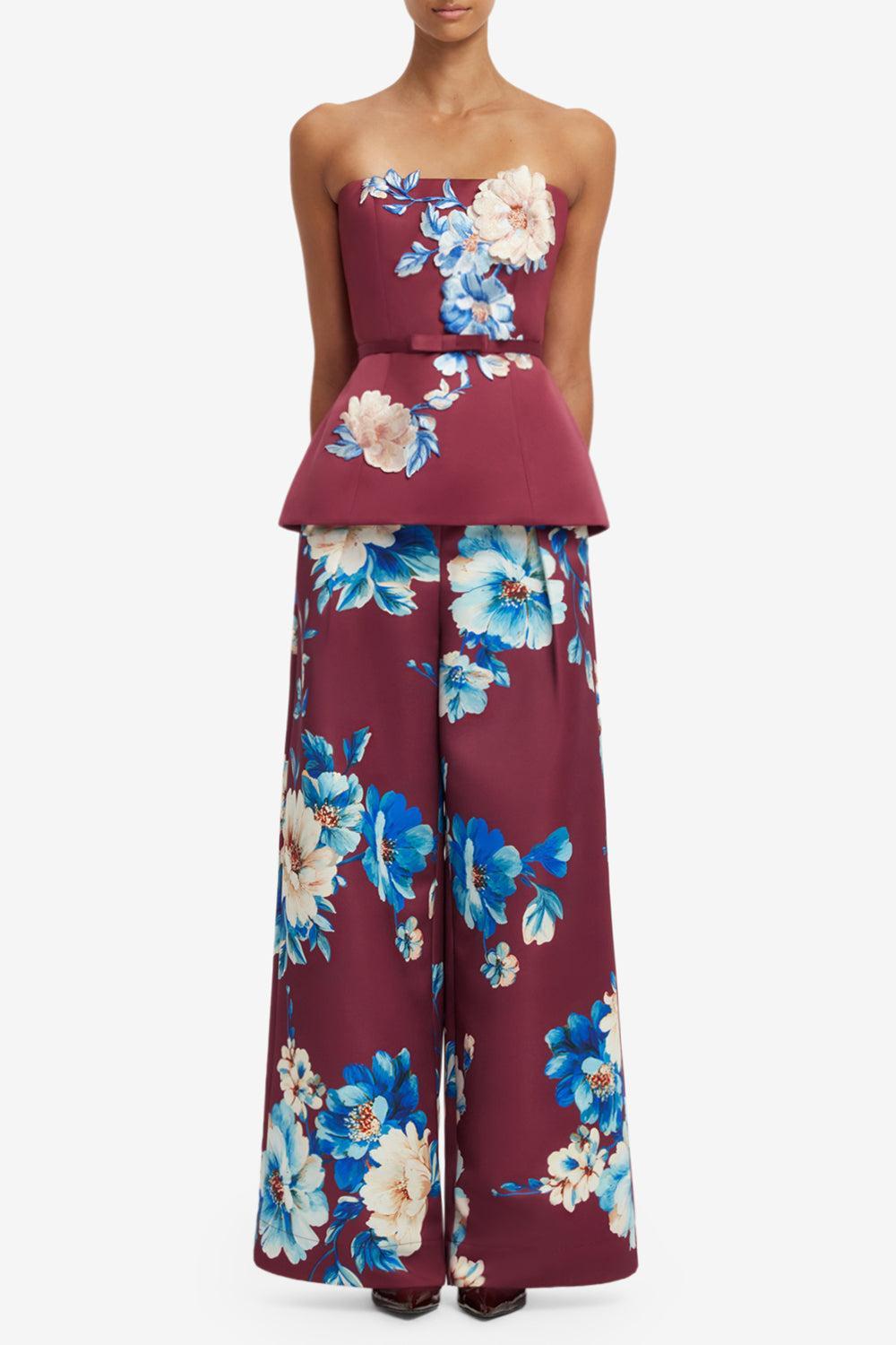 Nadia Bustier Top-RED-2-CLOTHINGTOPBLOUSE-LEO LIN