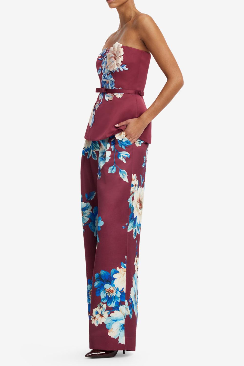 Nadia Bustier Top-RED-2-CLOTHINGTOPBLOUSE-LEO LIN
