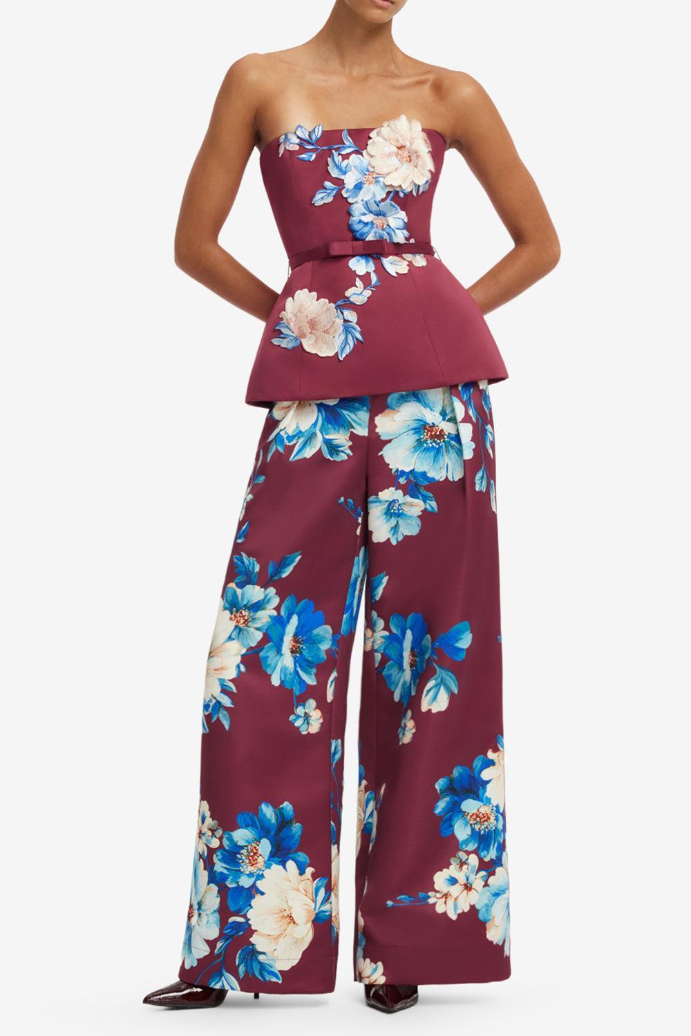Nadia Bustier Top-RED-2-CLOTHINGTOPBLOUSE-LEO LIN