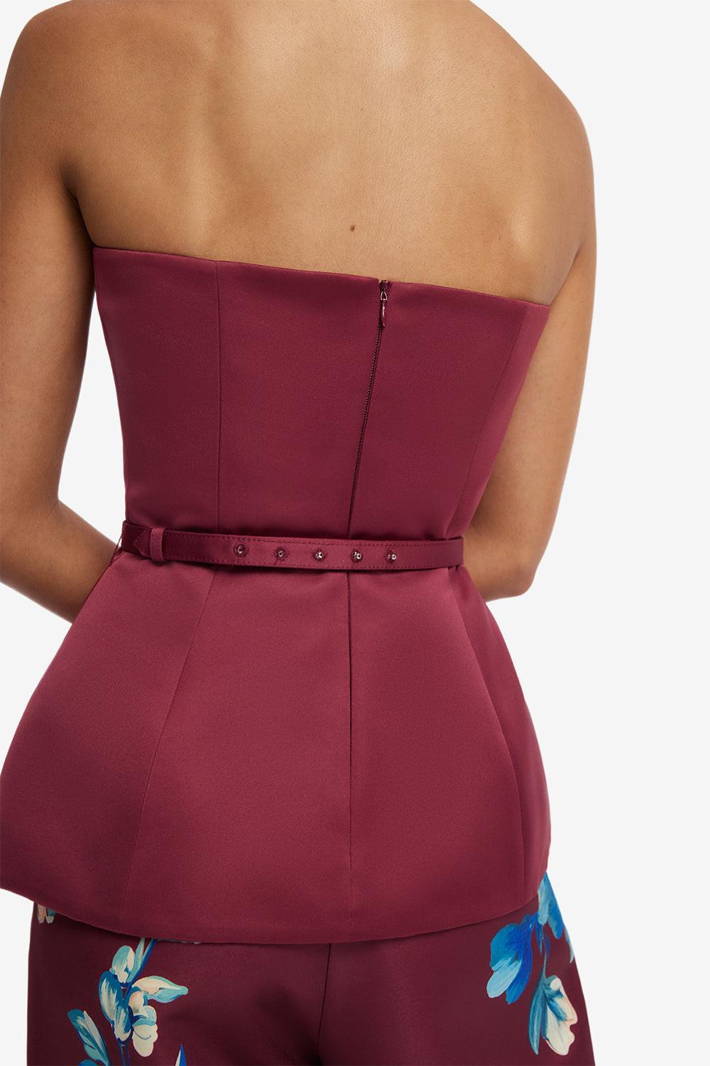 Nadia Bustier Top-RED-2-CLOTHINGTOPBLOUSE-LEO LIN