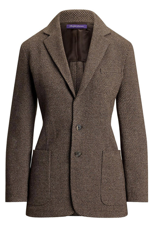 Hailey Tweed Blazer-BROWN-2-CLOTHINGJACKETBLAZERS-RALPH LAUREN