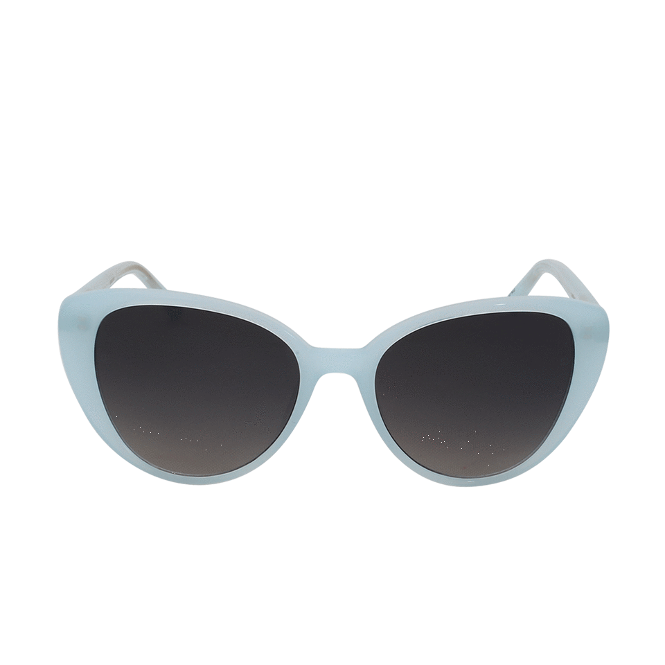 LINDA FARROW-Cat-Eye Sunglasses-GOLD