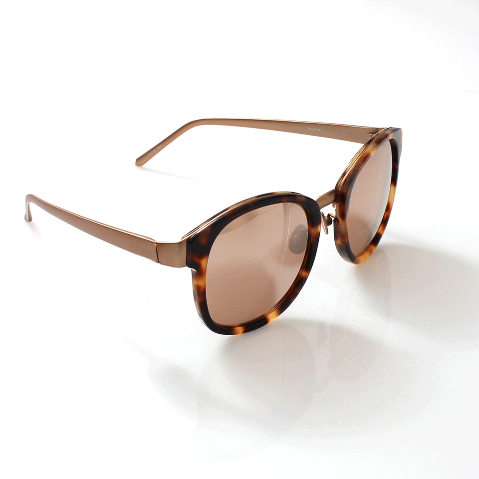 LINDA FARROW-259 Sunglasses-ROSE GLD