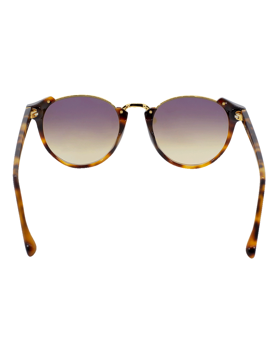 LINDA FARROW-Round Sunglasses-TSHEL/BR
